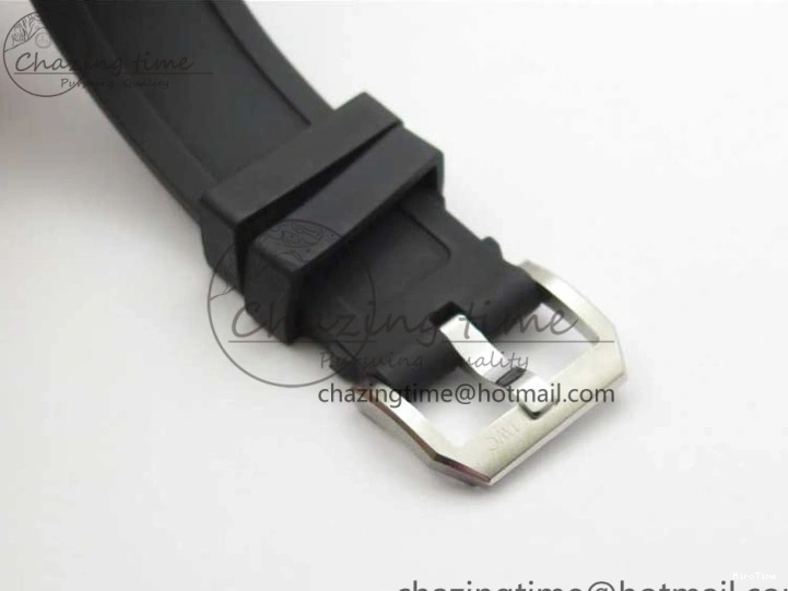 MIROTIME 0216 Aquatimer Chrono IW376702 SS BLS 1:1 Best Edition Black Dial on Black Rubber Strap A WellDesigned 7105